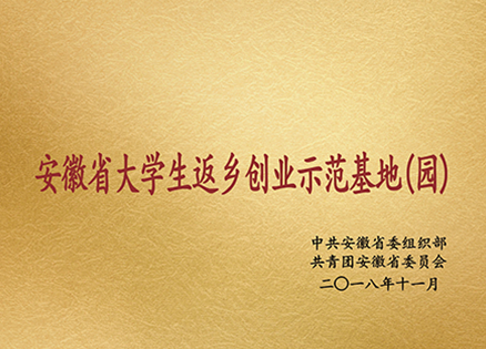 2018年11月，田园居被评为“安徽省大学生返乡创业示范基地”
